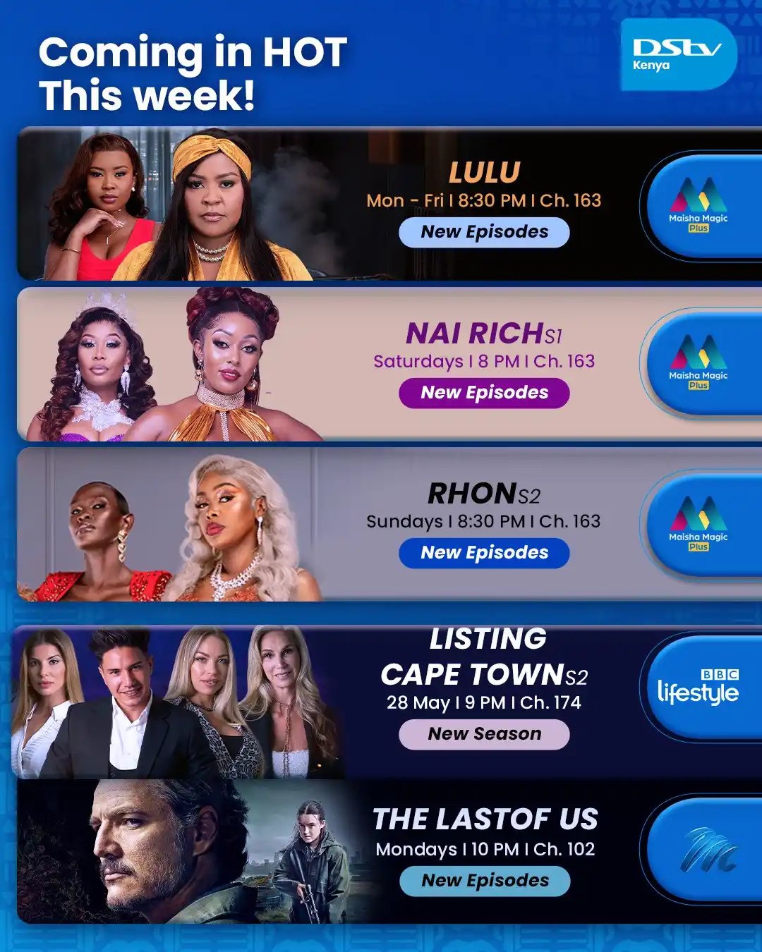 Image from DStv Kenya: *🚨Nonstop entertainment Lined Up for you 🎬🔥 — Coming in HOT this We...