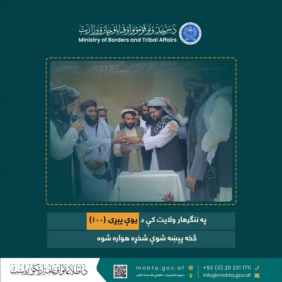 د سرحدونو، قومونو او قبایلو چارو وزارت post