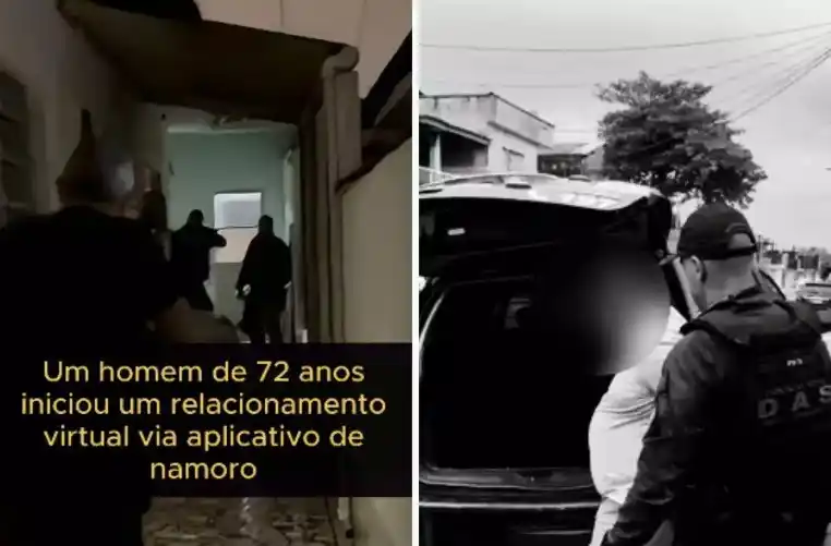 Image from A Tribuna: 🚨 *Quadrilha é presa em Praia Grande por extorquir idoso através de a...