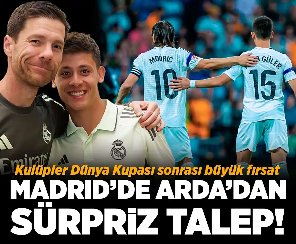 Image from Skorer: Real Madrid'de Arda Güler'den sürpriz hamle!  https://www.milliyet.com...