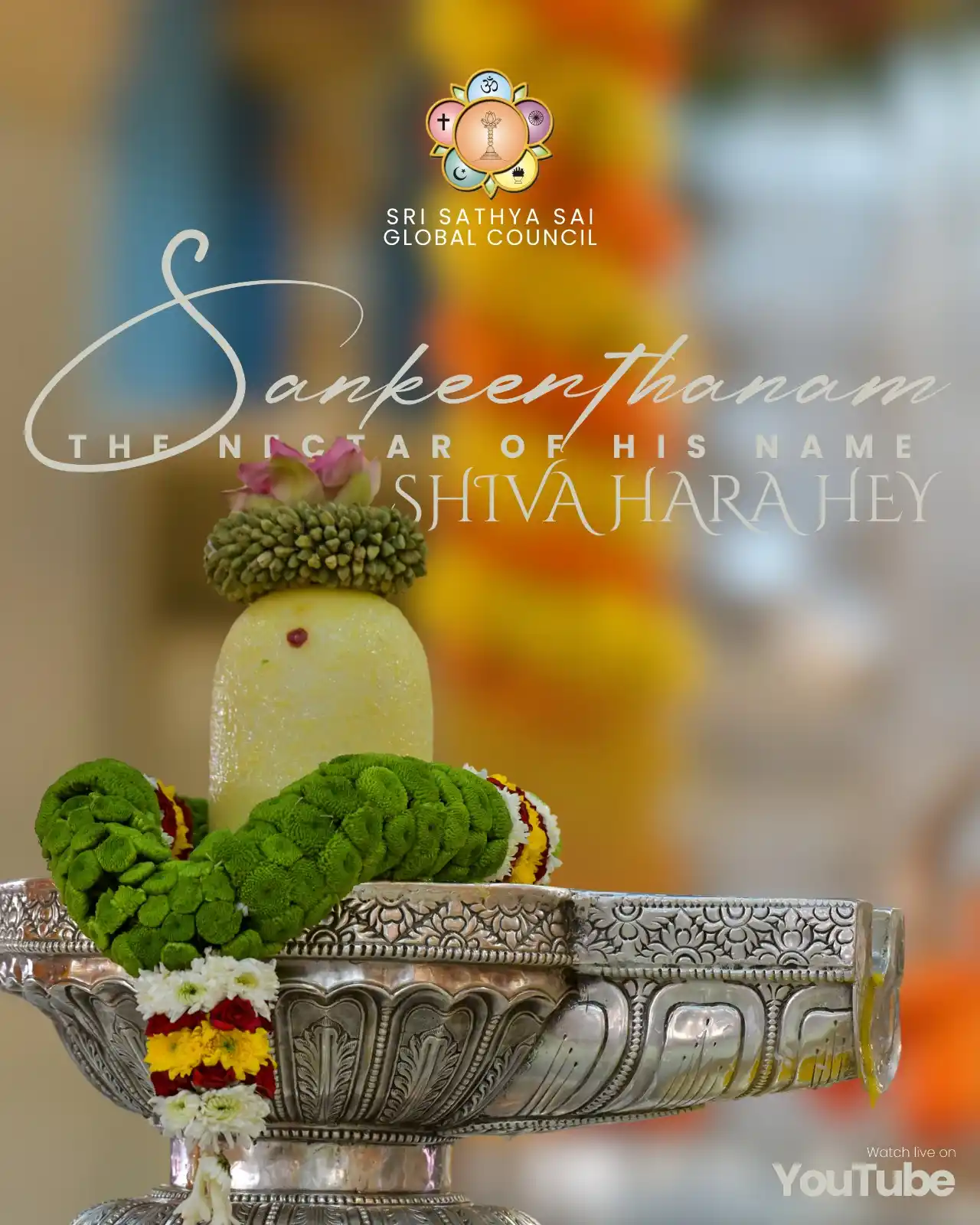 Image from Sri Sathya Sai Global Council Official: ✨ 𝐒𝐚𝐧𝐤𝐞𝐞𝐫𝐭𝐡𝐚𝐧𝐚𝐦 – 𝐓𝐡𝐞 𝐍𝐞𝐜𝐭𝐚𝐫 𝐨𝐟 𝐇𝐢𝐬 𝐍𝐚𝐦�...