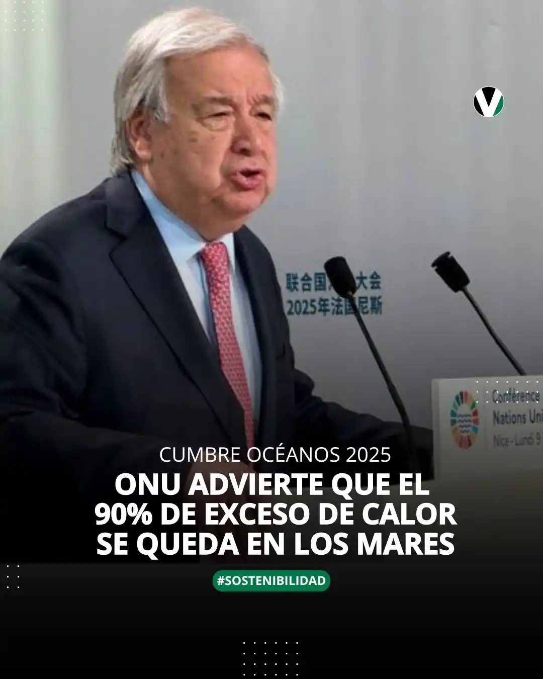 Image from Vistazo: 🔥🌊“Si la Tierra se está calentando, el océano está hirviendo”, advir...