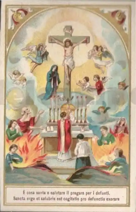 Image from Le Anime del Purgatorio: Signote ti chiediamo di nutrire i moribondi con il tuo sangue prezioso...
