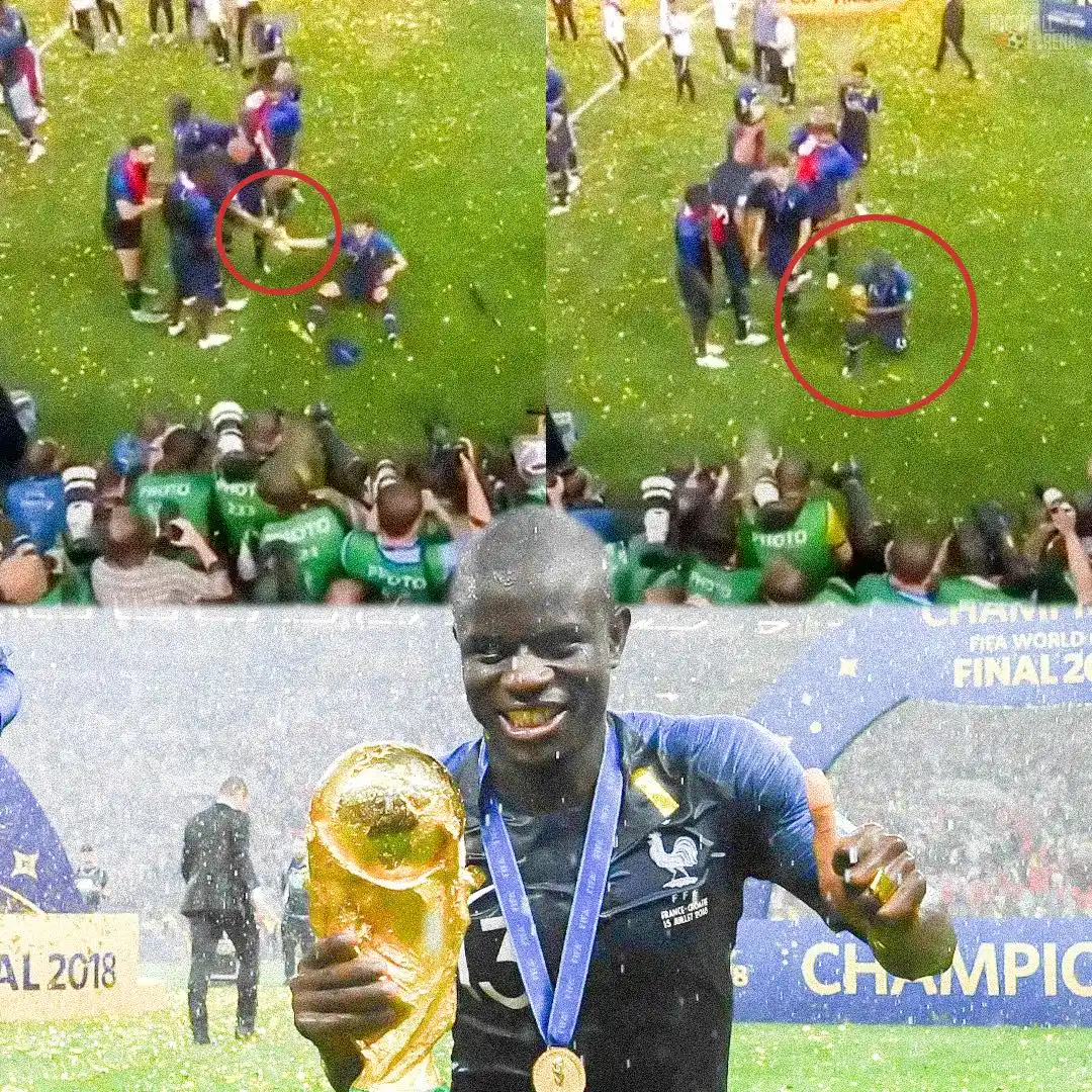 Image from LIVE FOOTBALL NEWS⚽: Throwback to this beautiful moment after the World Cup 2018 Final.  Ne...