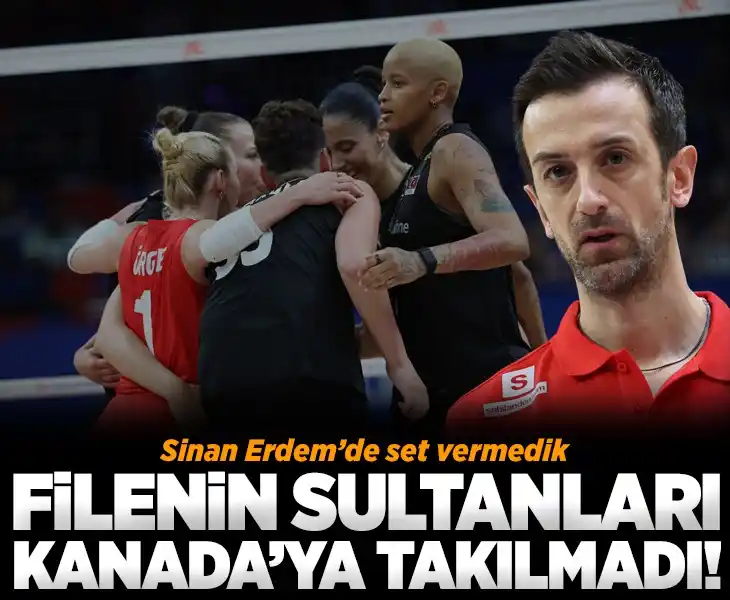 Image from Skorer: 🇹🇷 A Milli Kadın Voleybol Takımı, Kanada'ya set vermedi!   A Milli K...