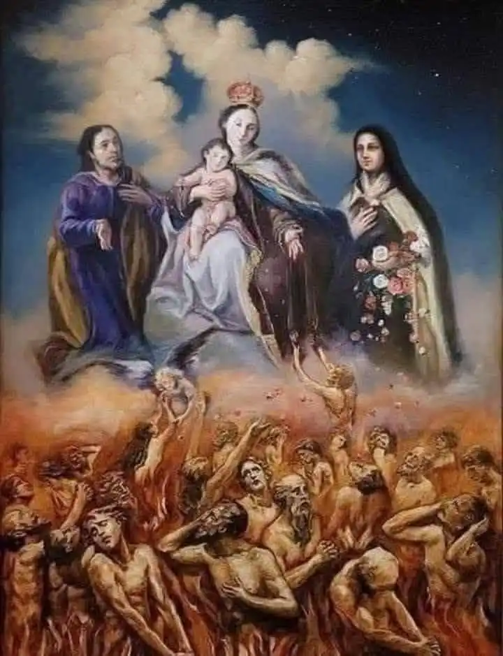 Image from Le Anime del Purgatorio: Vergine Maria ti chiediamo di vvolgere il tuo sguardo sul Purgatorio, ...