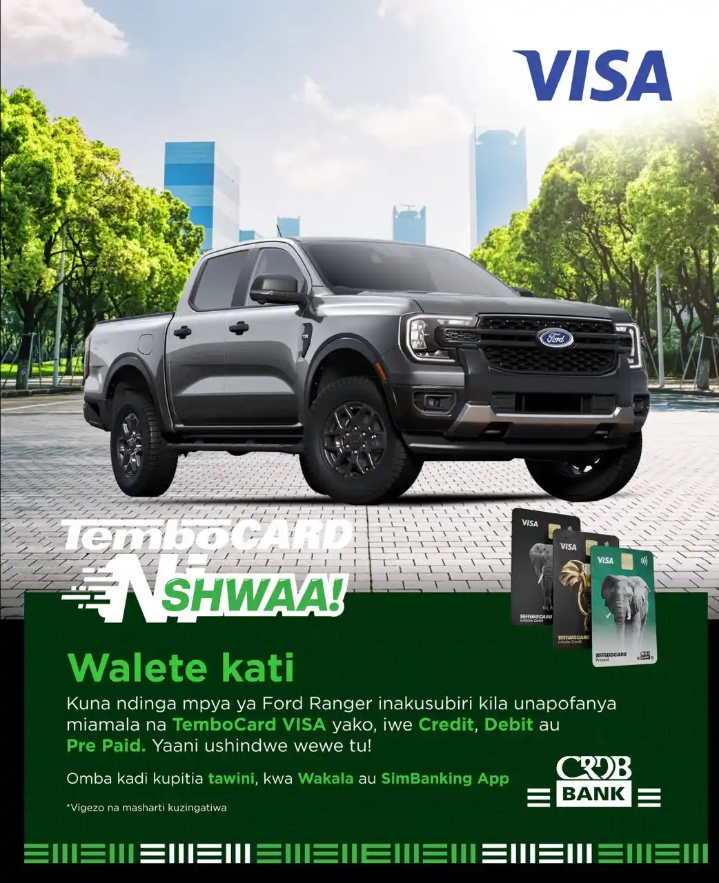 Image from CRDB Bank Plc: Vipi hapo! Unakaa humo au? 🛻 Basi kama unalitaka utalipata tu Swahib...