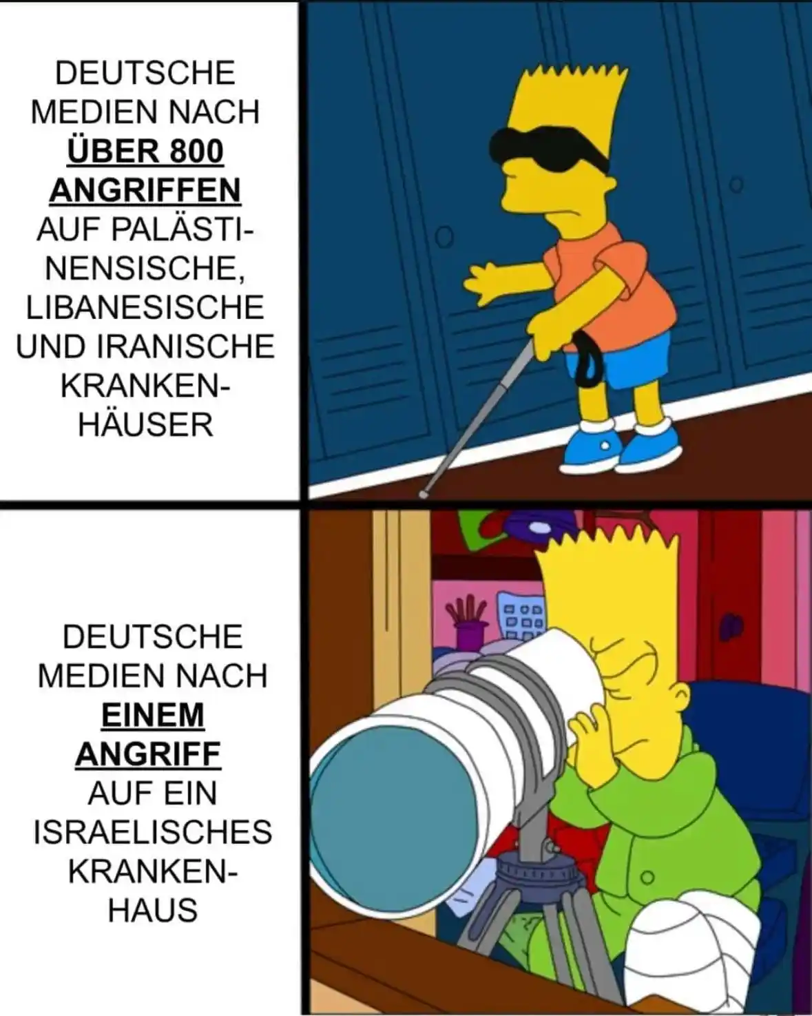 Image from haydar.almusawie : Was nicht mal ein Angriff direkt war auf das Krankenhaus, aber egal 🙃...