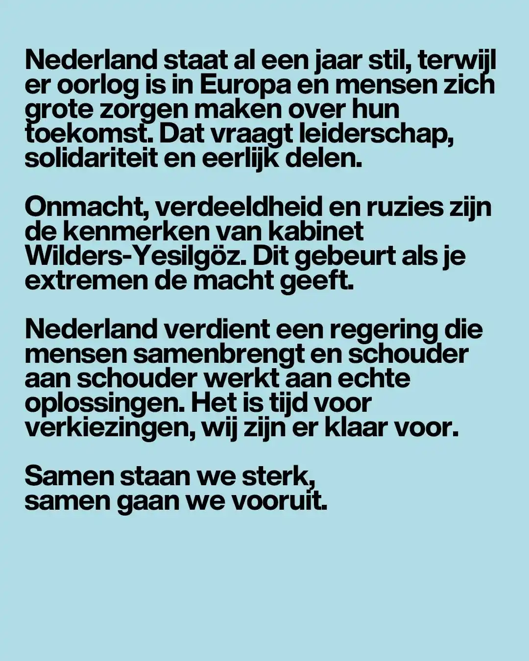 GroenLinks-PvdA post