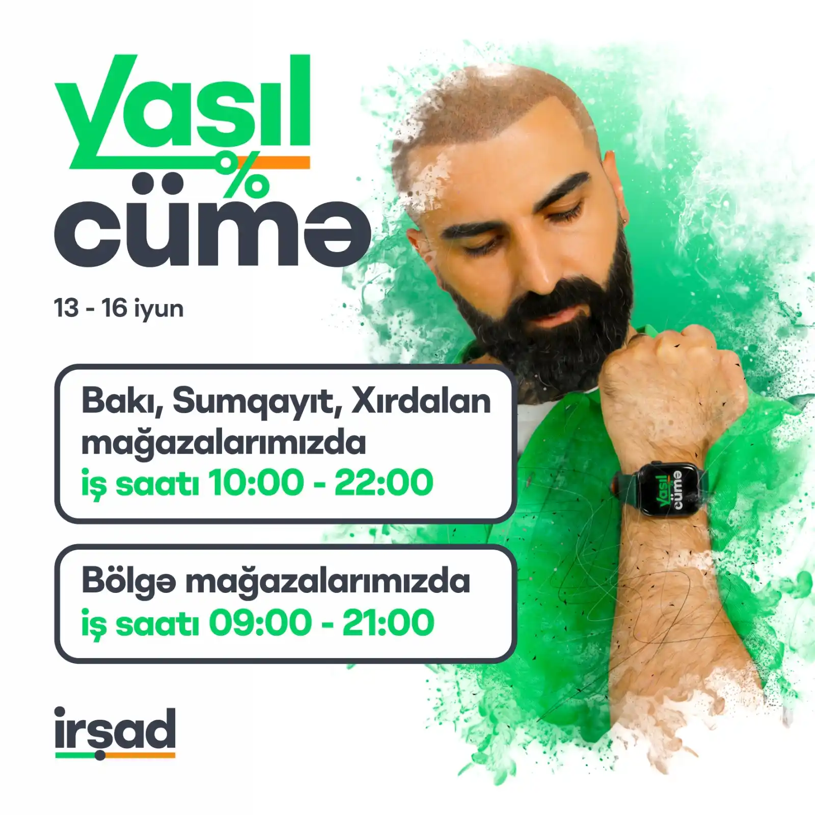 Image from irshad: 💚YAŞIL CÜMƏYƏ💚 özəl iş saatları ilə REAL ENDİRİMləri qaçırma!🤩 13 -...