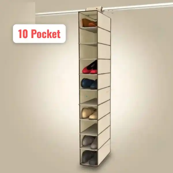 Image from 99Wholesale: 10 Pocket Multipurpose Hanger *AT JUST RS.199/-* *ORDER NOW* https://...