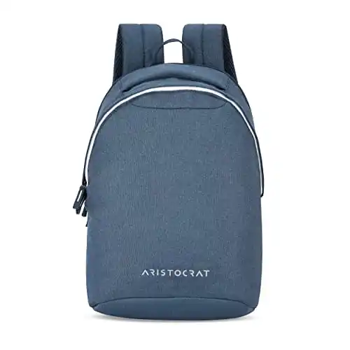 Image from CouponClip {Deals & Offers}: Aristocrat 20 ltrs (15 Cms) Laptop Backpack(BPZEALEBLU_blue) ✅Deal Pr...