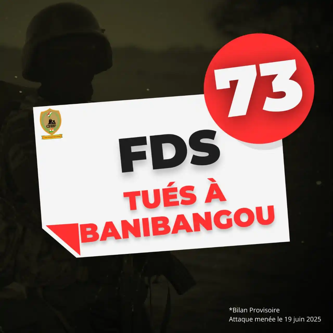 Image from Abdou Pagoui: 🟥▪️Banibangou🇳🇪 : le bilan s’alourdit à 73 morts, 27 blessés et 9 d...