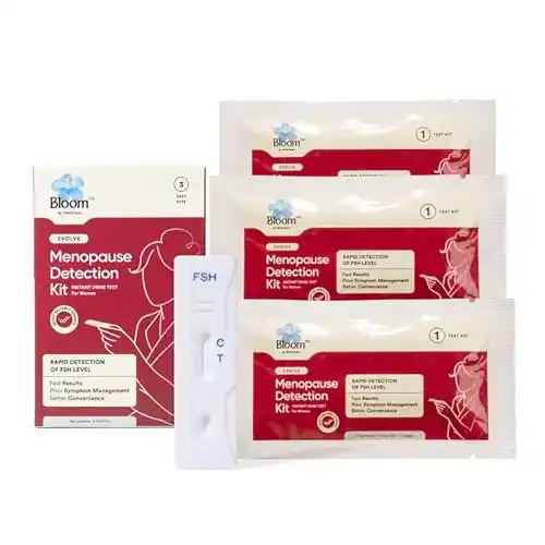 Image from CouponClip {Deals & Offers}: Bloom Menopause Detection Kit | 3 Test Kits (Pack of 1) | For Menopaus...