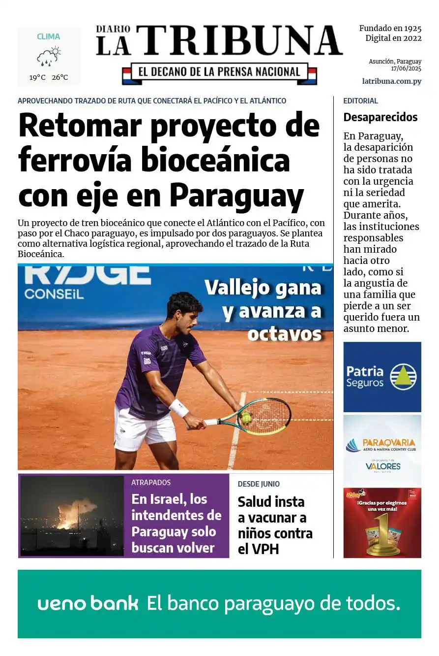 Image from LA TRIBUNA: 🌦️¡Buenos días! Los titulares de la tapa podés encontrarlas en nuestr...