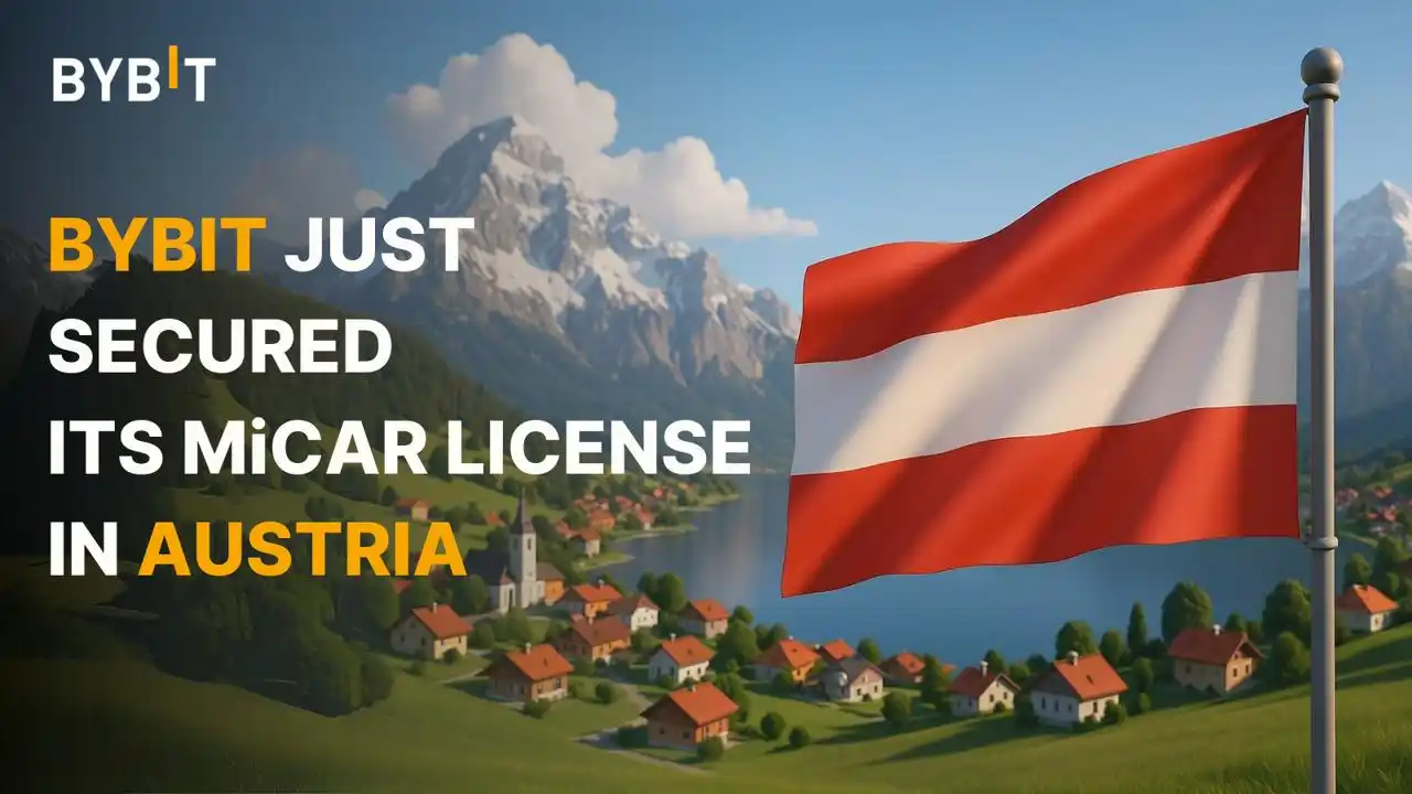 Image from Bybit Announcements: 💻 *Bybit Secures MiCAR License in Austria; Opens European Headquarter...