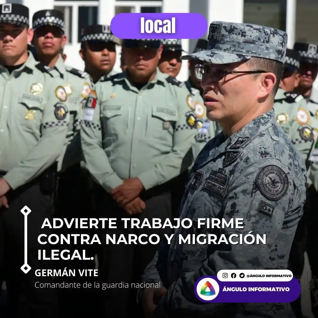 Image from Ángulo Informativo: 🚨 Cambio en la Guardia Nacional: Germán Vite Reséndiz asume el mando ...