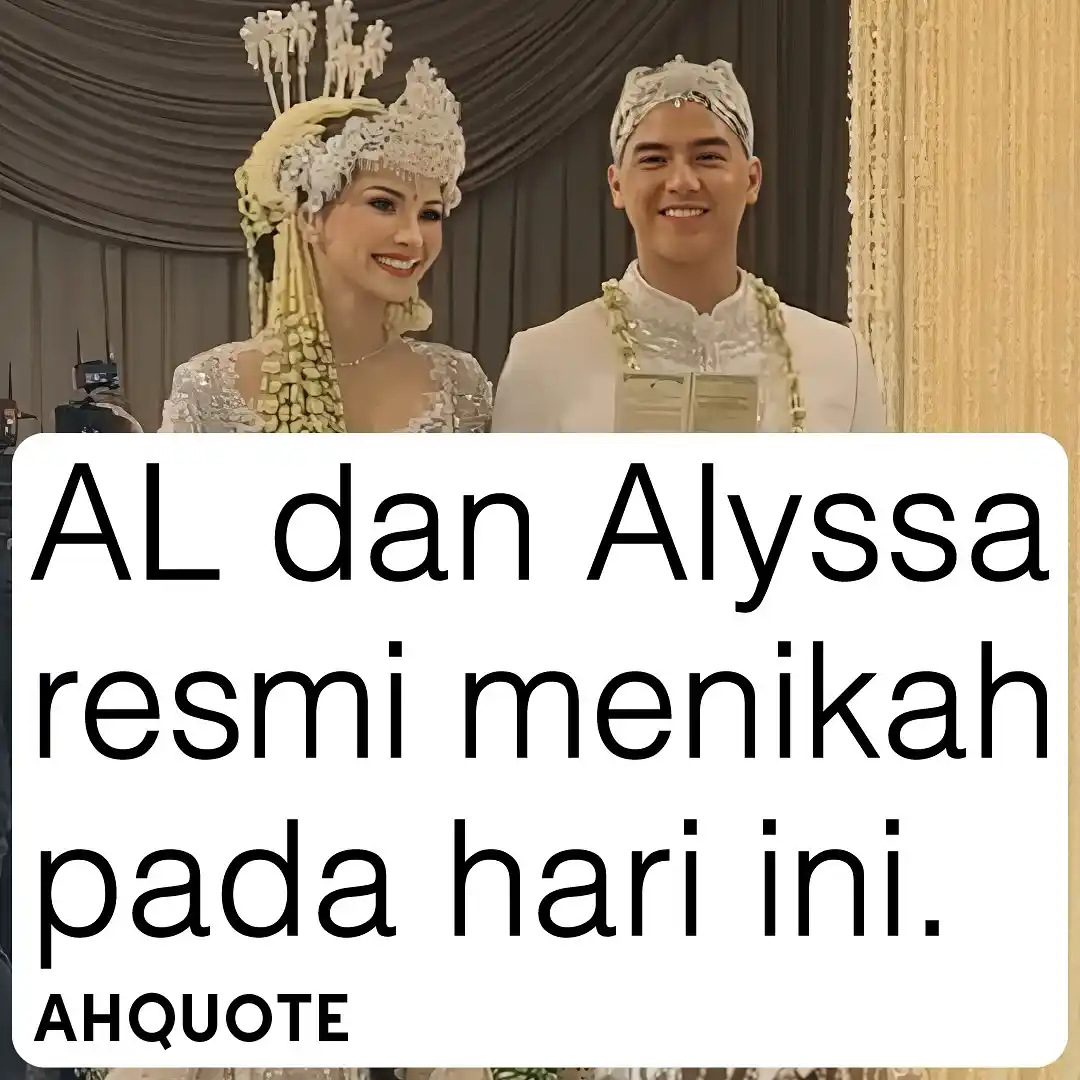 Image from AHQUOTE: Congrats @alghazali7 & @alyssadaguise 🥺🥺🥺🥺🤍🤍🕊️🕊️...