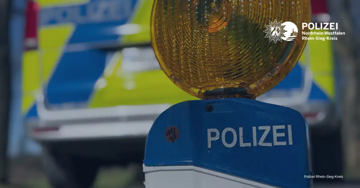 Image from Polizei NRW Rhein-Sieg-Kreis: Das sind unsere heutigen *Meldungen* : 🚫🍺🛴 In Windeck-Dattenfeld ...