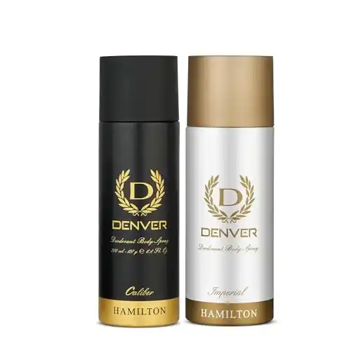 Image from CouponClip {Deals & Offers}: DENVER Caliber Deo + Imperial Deo - 165ML Each (Combo Pack of 2) | Lon...
