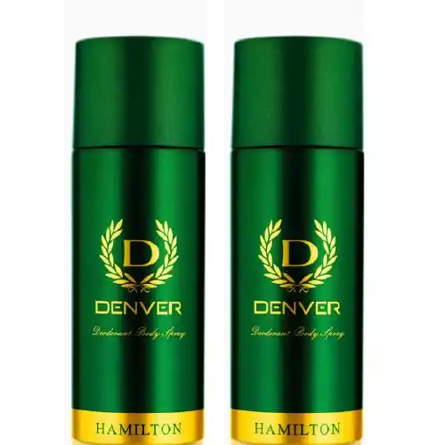 Image from CouponClip {Deals & Offers}: DENVER Hamilton Deo - 165ML Each (Pack of 2) | Long Lasting Deodorant ...