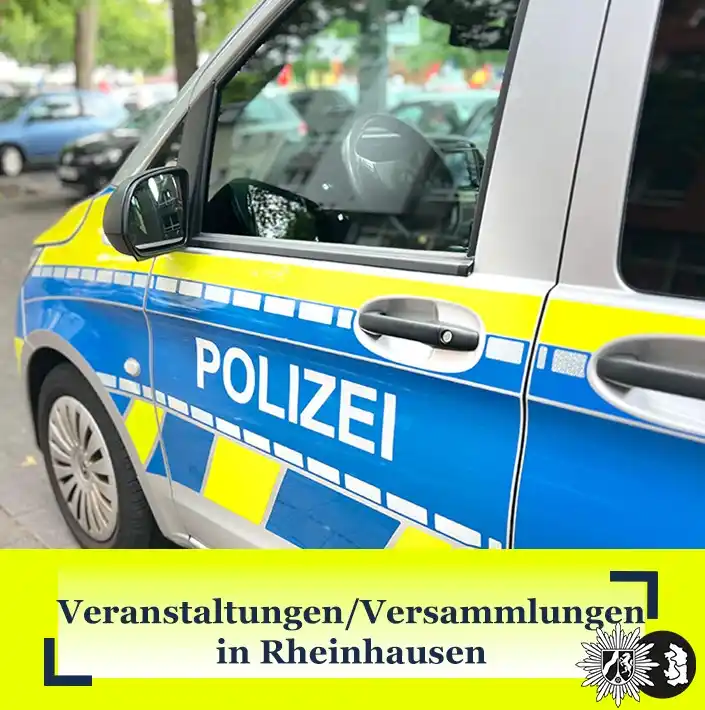 Image from Polizei NRW Duisburg : 📢 Die heutigen Versammlungen und Veranstaltungen in <a class="text-bl...