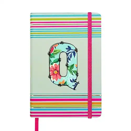 Image from CouponClip {Deals & Offers}: DOODLE Initial Q Stripes Theme Premium Hard Bound B6 Notebook Diary|19...