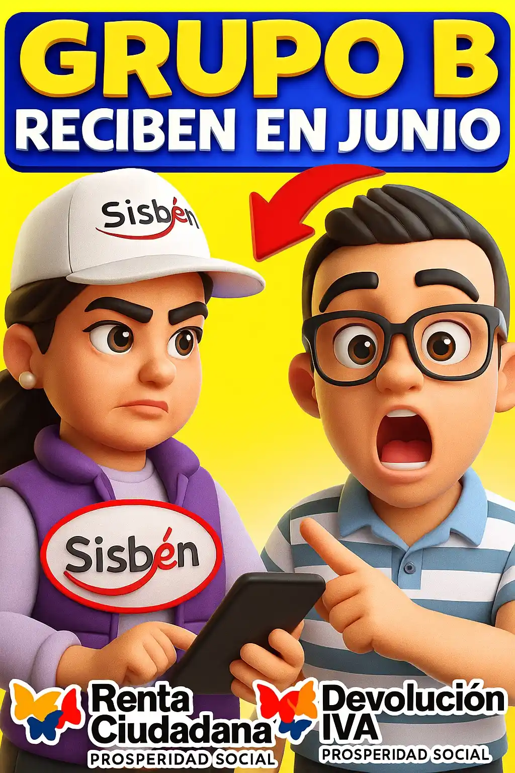 Image from Mi Subsidio 🔵: 🚨ERES PARTE DE ESTE GRUPO⁉️ Confirma y recibe en junio: https://mi...