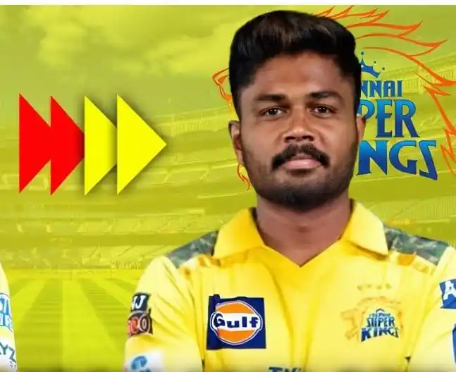 Image from KL CRICX EDITS: ๐๐๐๐๐๐๐๐๐ ๐จ Sanju Samson and @ChennaiIPL both parties report...