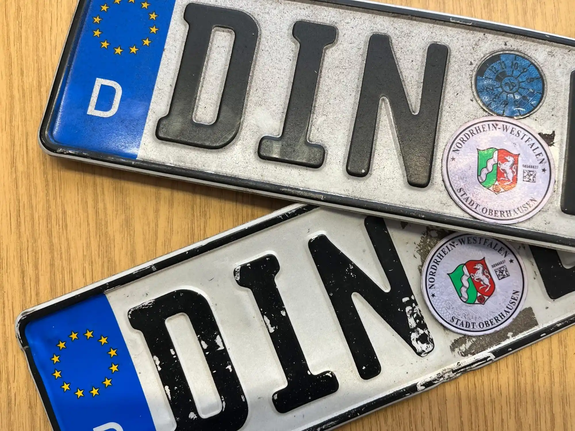 Image from Polizei NRW Duisburg : Finde den Fehler 👇🏻 Da staunten die Kollegen nicht schlecht 😲: Bei...