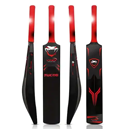 Image from CouponClip {Deals & Offers}: FitBox Sports Viper Series Full Size Heavy Duty Plastic Cricket Bat Su...