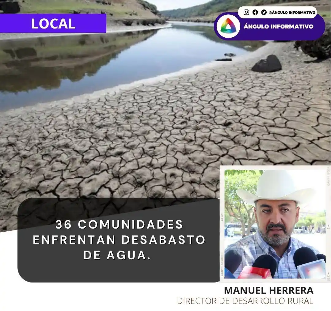 Image from Ángulo Informativo: 💧🚨 Grave sequía en Durango: 36 comunidades enfrentan desabasto de ag...