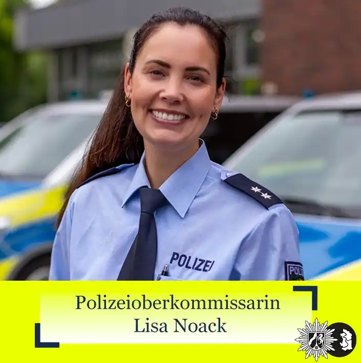 Image from Polizei NRW Duisburg : Hey! 👋 Seit April ist Lisa Noack eure neue Bezirksdienst-Beamtin hier...