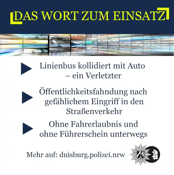 Image from Polizei NRW Duisburg : Hier sind unsere Presseberichte vom heutigen Tag. 👉️ Neudorf-Nord: L...