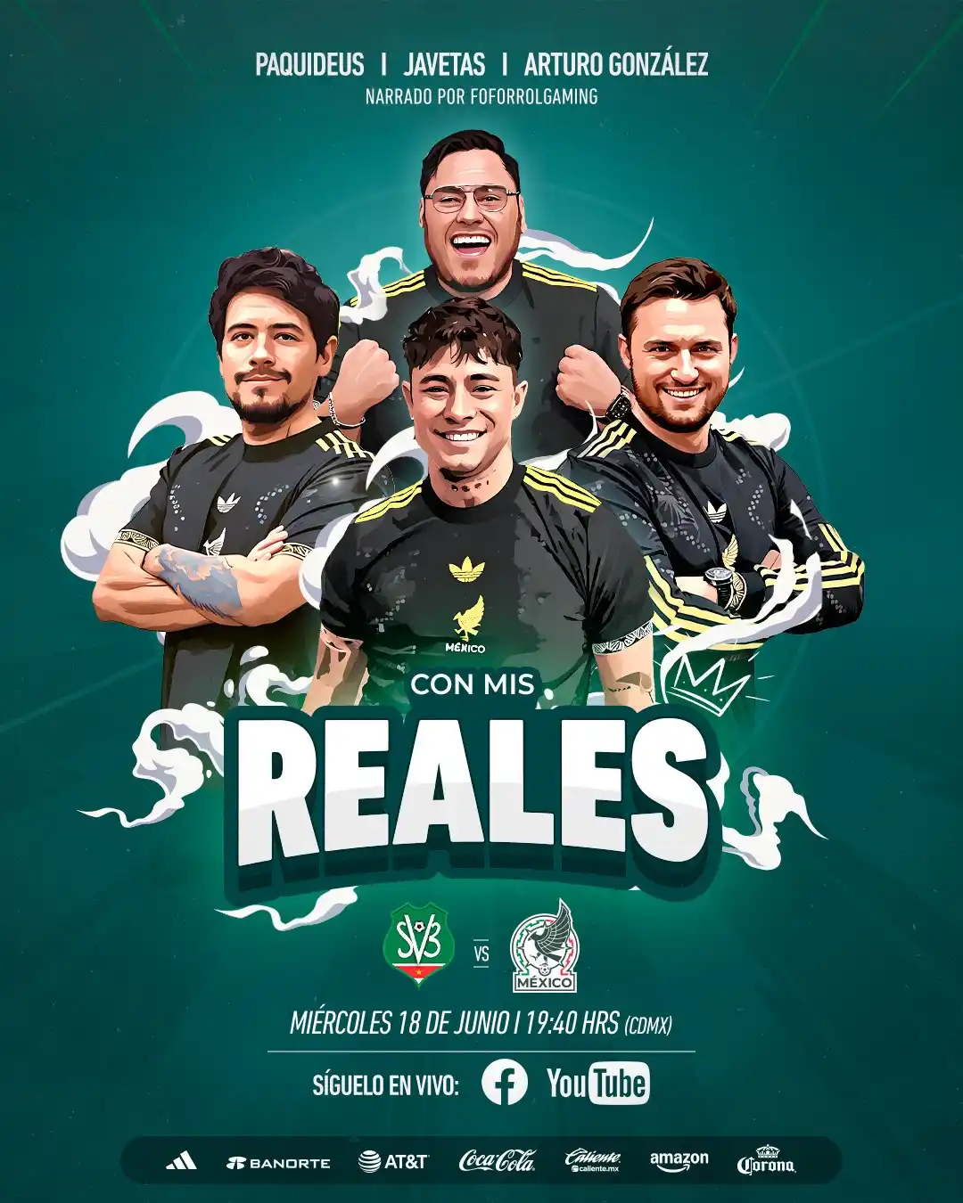 Image from Selección Nacional de México: 📣 Incondicionales, los esperamos en nuestra transmisión alterna desde...