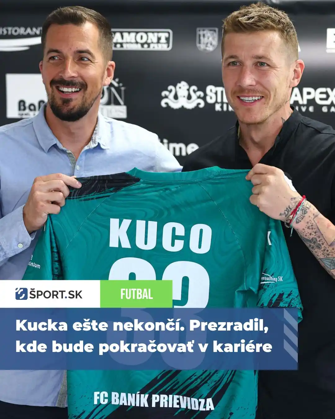 Image from Šport.sk - novinky zo sveta športu: ⚽JURAJ KUCKA EŠTE NEKONČÍ. PREZRADIL, KDE BUDE POKRAČOVAŤ V KARIÉRE �...