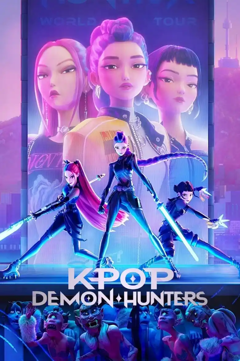 Image from Movie World 🔥: *KPop Demon Hunters (2025)* They sing. They dance. They battle demons...