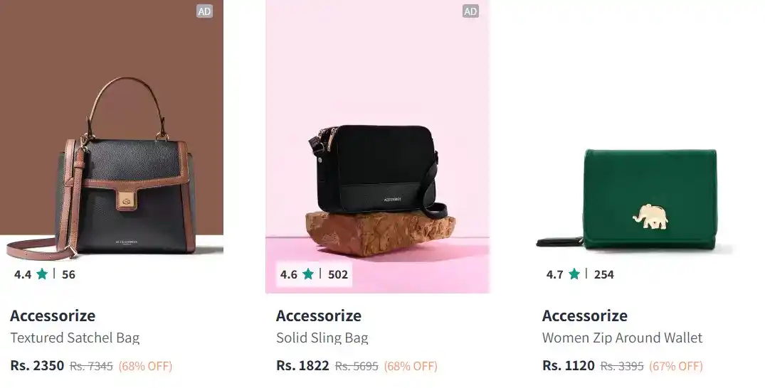 Image from CouponClip {Deals & Offers}: 👜 Mega Handbag Sale – Now LIVE on Myntra! 👜  💥 Grab Your Favorite B...