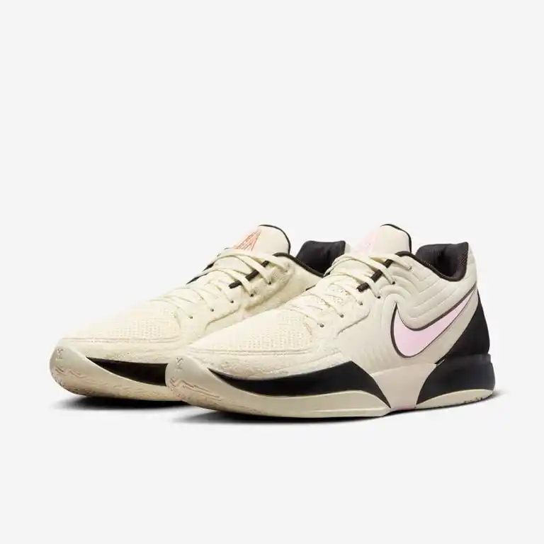 Image from 👟🏀 SMART10 Promoções de Tênis de Basquete - cupons e lançamentos: 💢 NIKE JA 2 "COCONUT MILK" 🤑 De 1.299,99 Por 993,15 (24% OFF) em at...