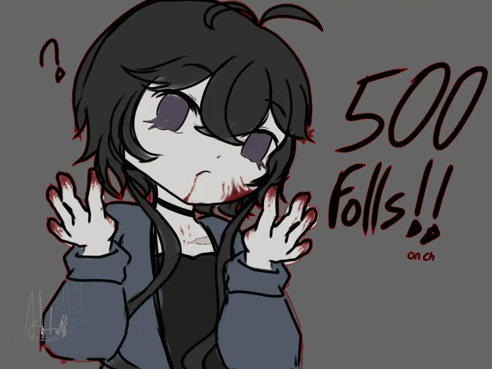Image from &v - ar h-1: OC Fanart : &v : Vian : Special 500 followers on Whatsapp Channel   "V...