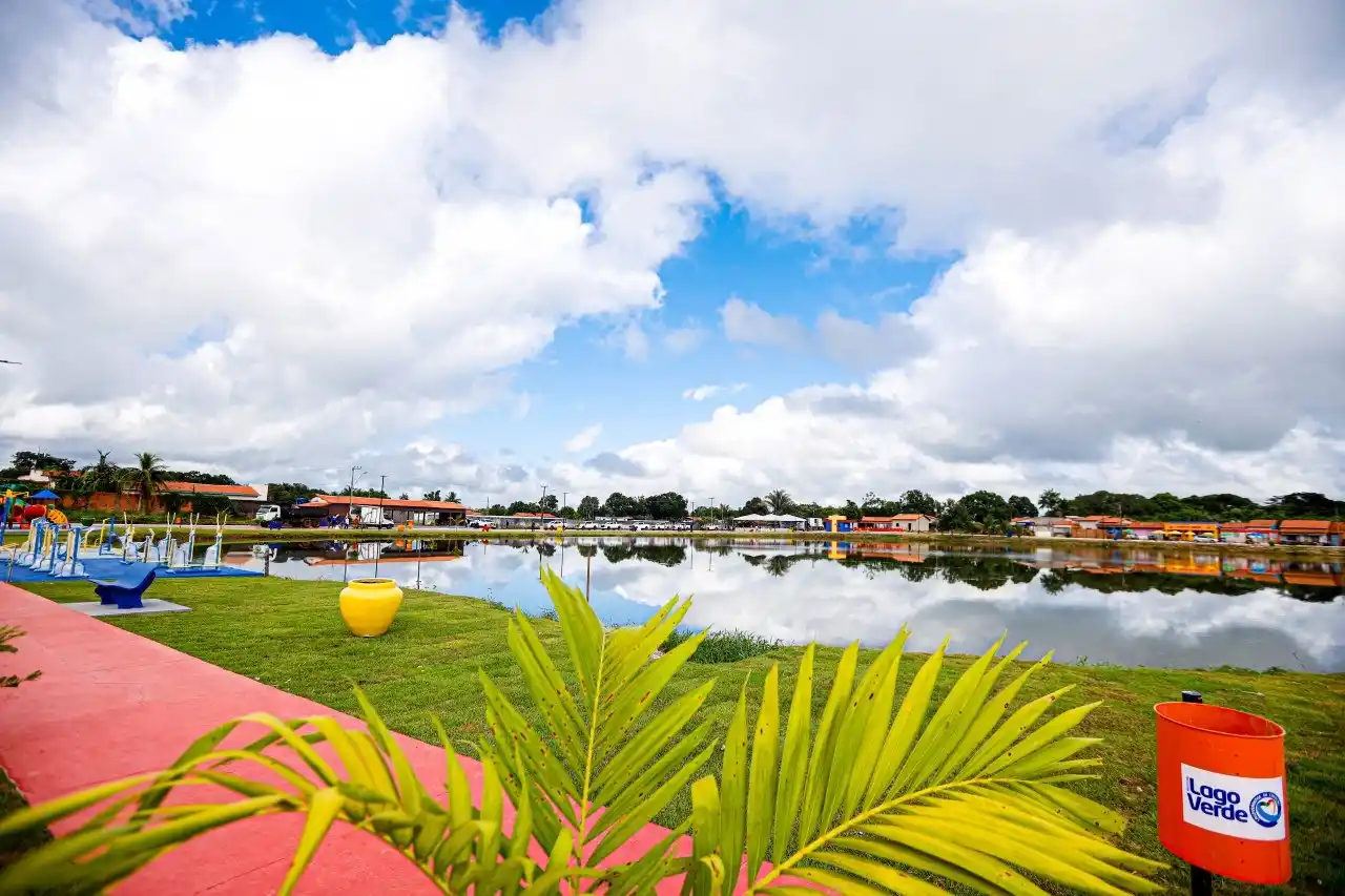 Image from Governo do Maranhão: 📍 Orla de Lago Verde, MA...