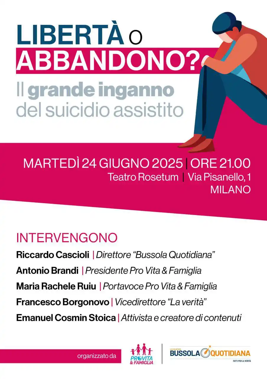Image from Pro Vita & Famiglia : 📢 Pro Vita & Famiglia Onlus e La Nuova Bussola Quotidiana insieme a ...
