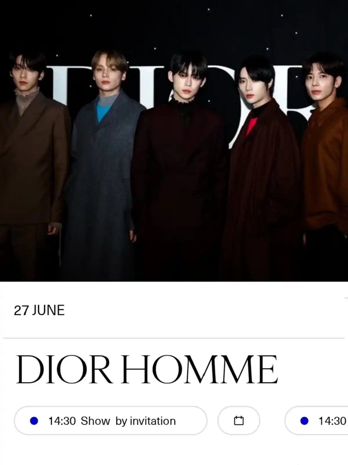 Image from TUBATUS NOTICIAS | TXT CB JULIO !!: [🗞️] *SOOBIN, YEONJUN, BEOMGYU y TAEHYUN ASISTIRÁN AL DESFILE DE _'DI...