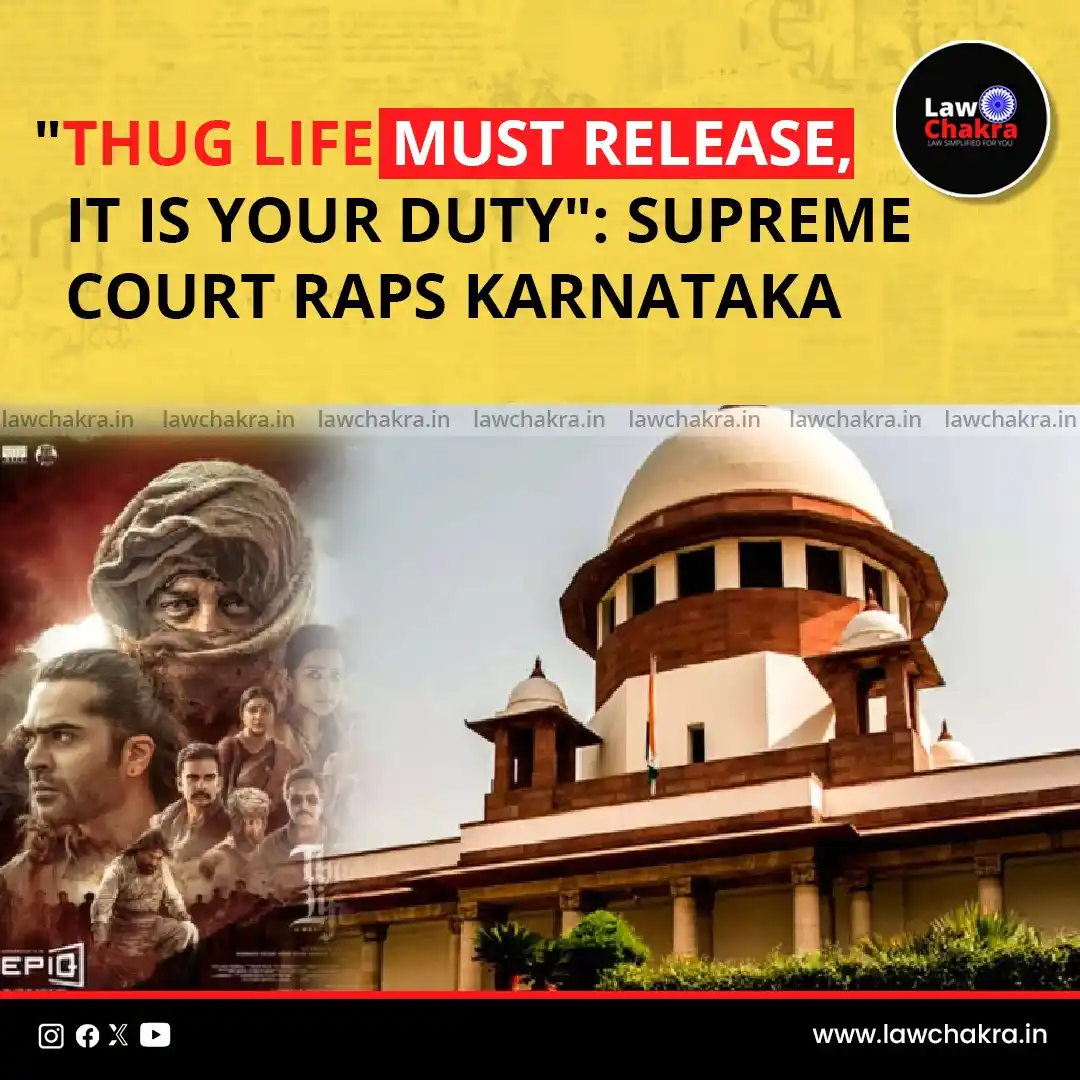 Image from LawChakra: Supreme Court strongly criticised Karnataka govt and Film Chamber for ...