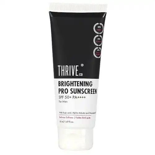 Image from CouponClip {Deals & Offers}: ThriveCo Brightening Pro Sunscreen for Men | SPF 50+ Pa++++ | Zero Whi...