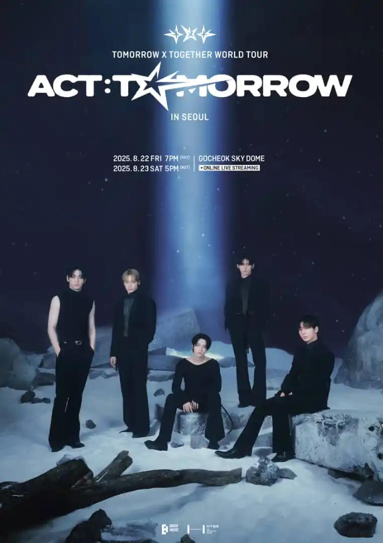 Image from TUBATUS NOTICIAS | TXT CB JULIO !!: *💙 TXT TENDRÁ UN NUEVO TOUR MUNDIAL LLAMADO "ACT: TOMORROW" !!!!!*  ─...