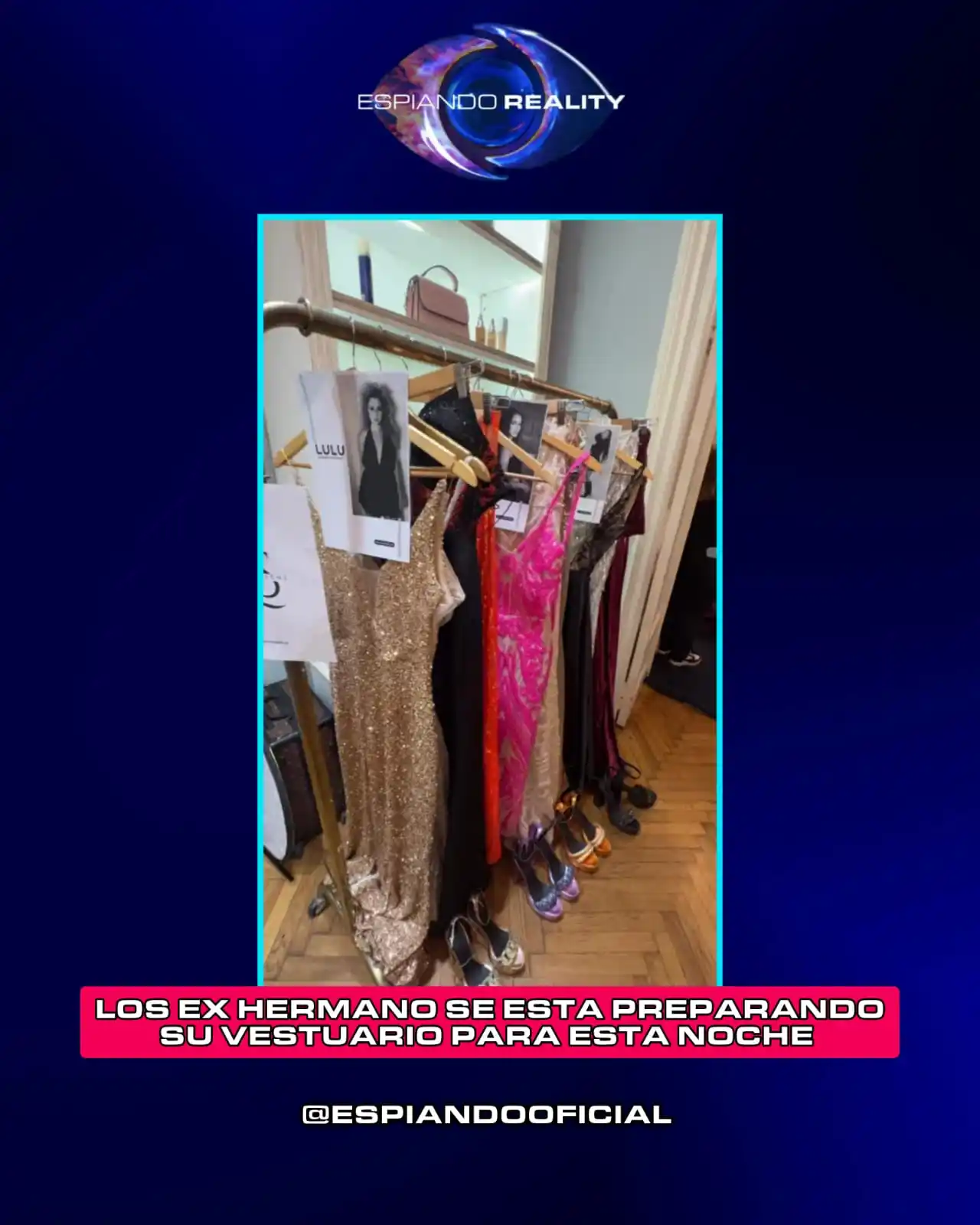 Image from Espiando Reality GH ARGENTINA: ÚLTIMO MINUTO ‼️ Los ex hermanito se están preparando su vestuario pa...
