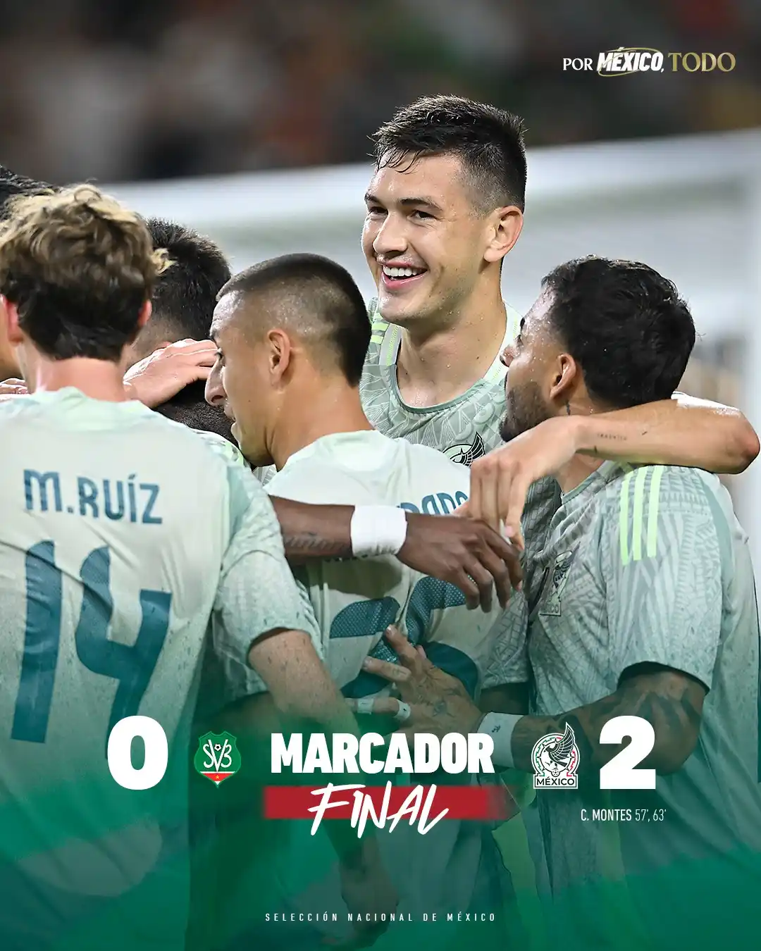 Image from Selección Nacional de México: ¡Un triunfo más en el camino por la Copa! 🌟  Ganamos y sumamos tres p...