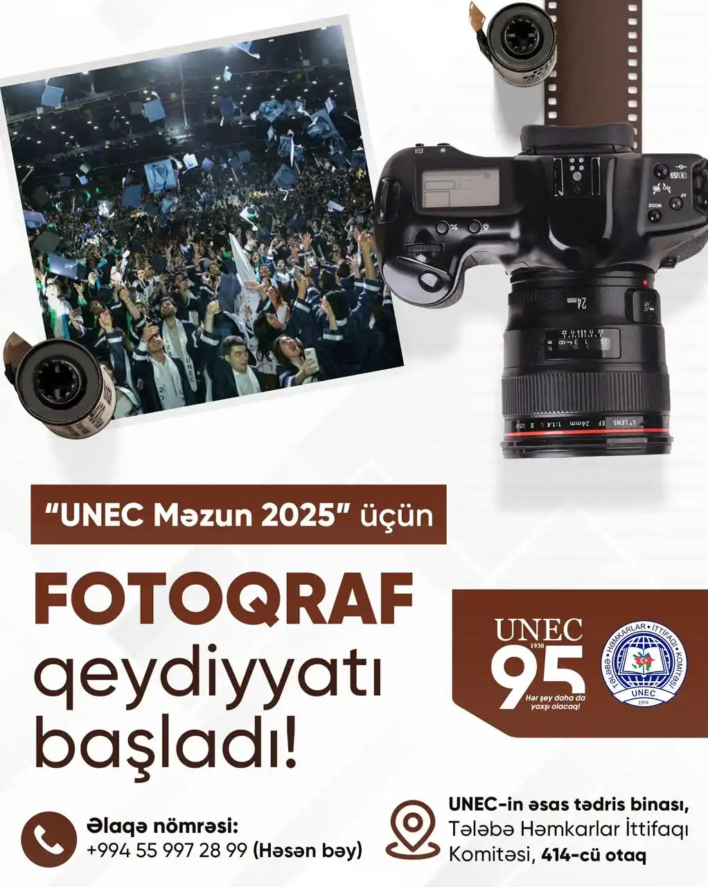 Image from UNEC: UNEC məzunlarının nəzərinə! "UNEC Məzun 2025" iyunun 27-də Bakı Kris...
