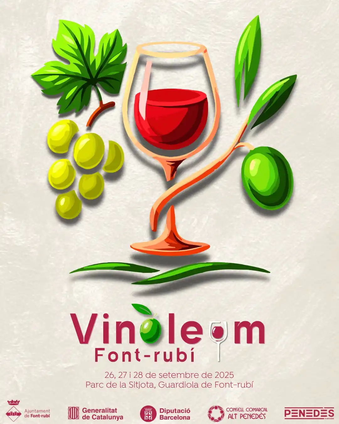 Image from ℹINF. Ajuntament De Font-rubí: 🍷🫒 *Vinòleum 2025 - 🟢Inscripcions obertes!*  👉 *Vols participar al...